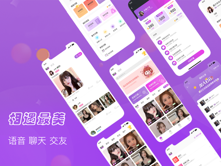 相遇最美语音聊天交友app软件源码